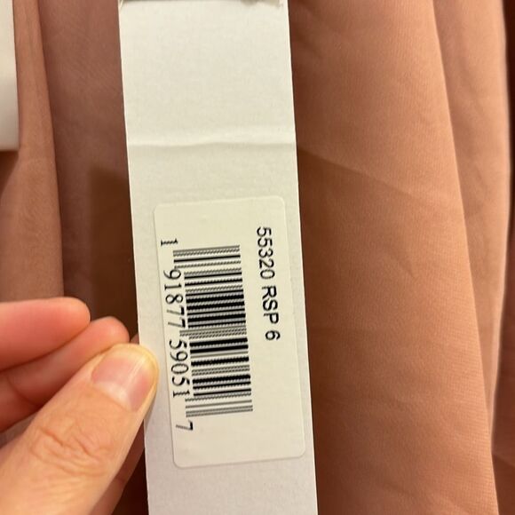 NWT Leena MacDougal blush pink high low dress - Picture 12 of 16